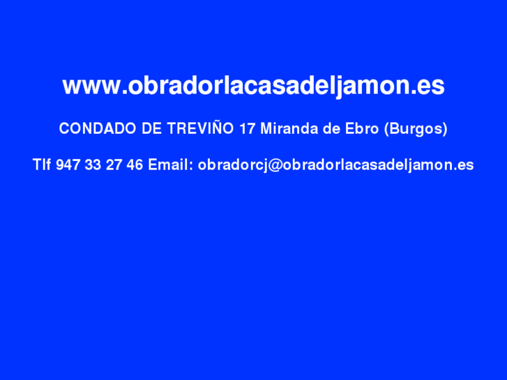 www.obradorlacasadeljamon.es