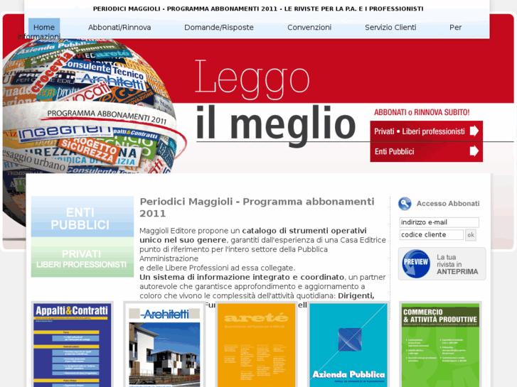 www.periodicimaggioli.it