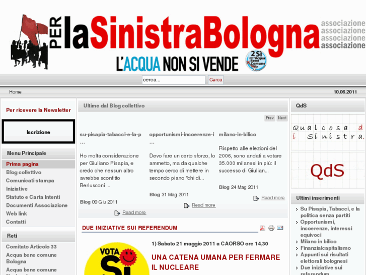 www.perlasinistrabologna.it