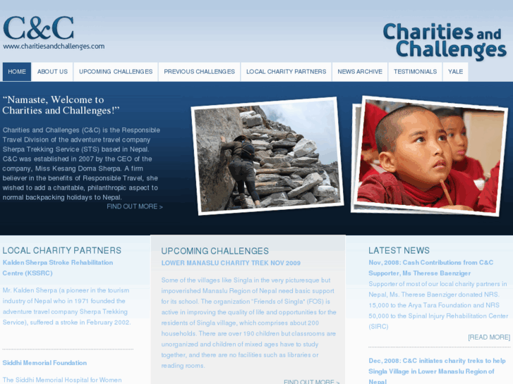 www.charitiesandchallenges.com
