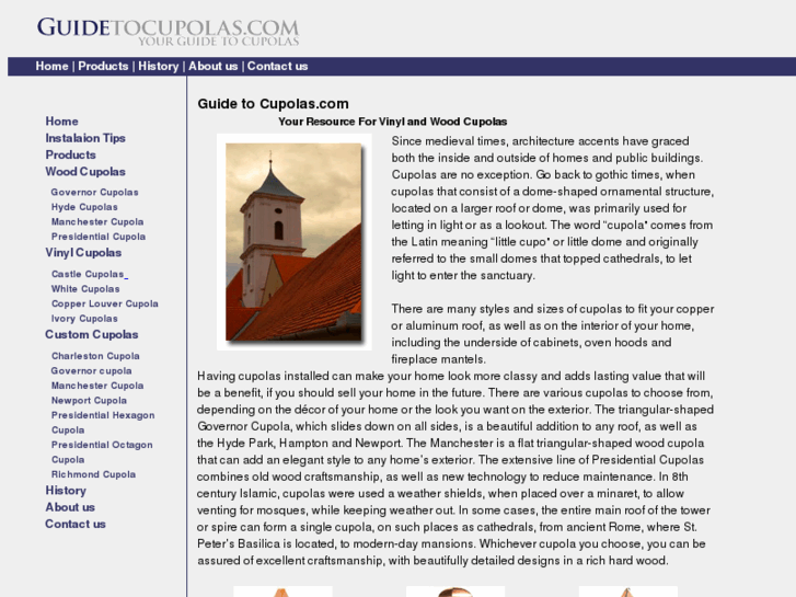 www.guidetocupolas.com