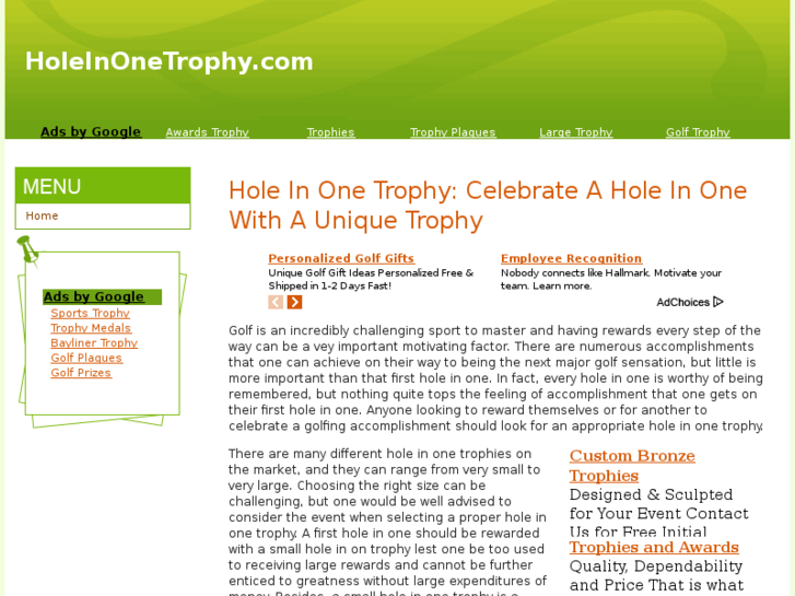 www.holeinonetrophy.com