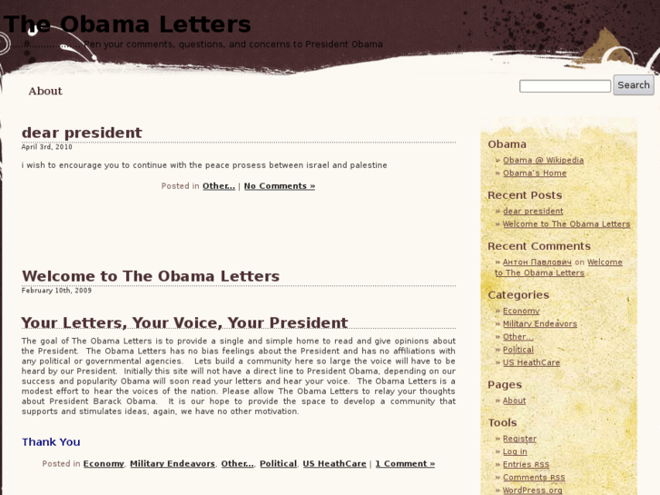 www.theobamaletters.com