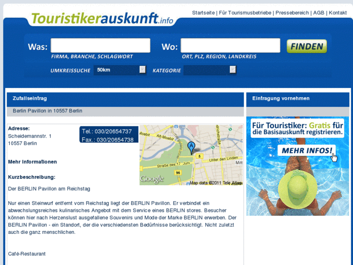 www.touristikerauskunft.info