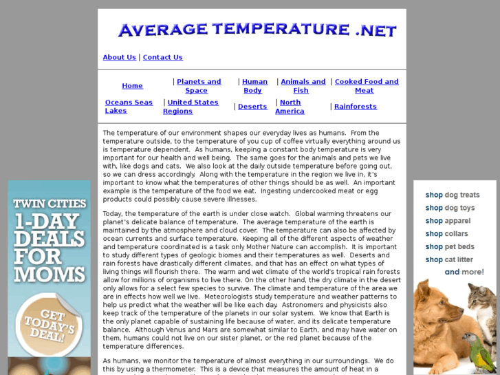 www.averagetemperature.net