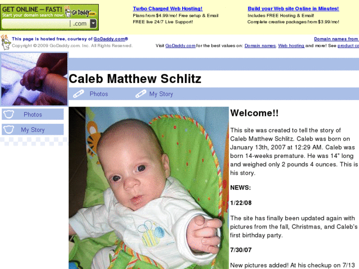 www.babycalebschlitz.com