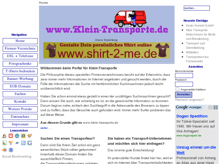 www.klein-transporte.de