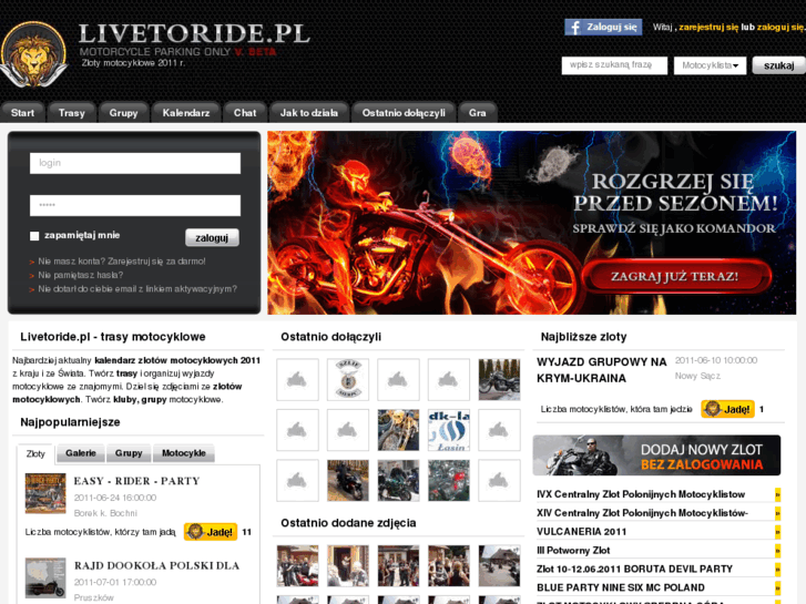 www.livetoride.pl