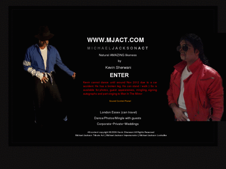 www.michaeljacksonimpersonatorlondon.com