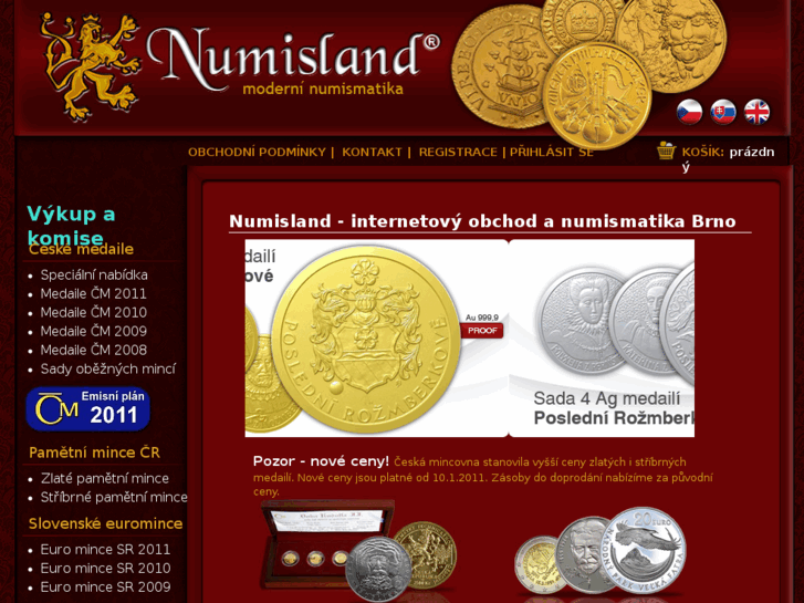 www.numisland.cz