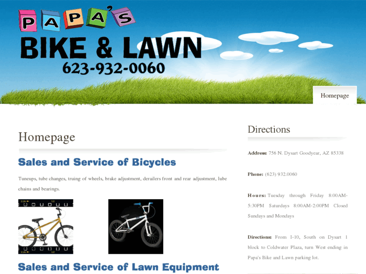 www.papasbikeandlawn.com