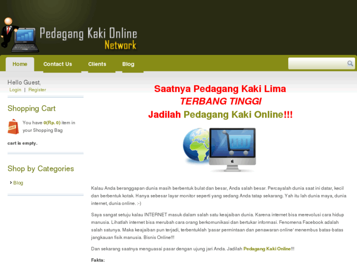 www.pedagangkakionline.com