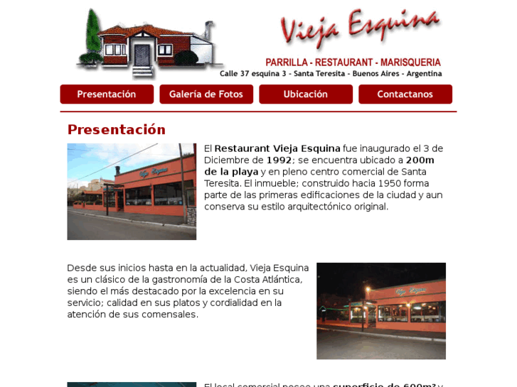 www.viejaesquinarestaurant.com