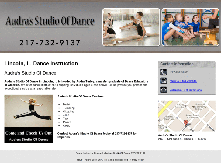 www.audrasstudioofdance-il.com