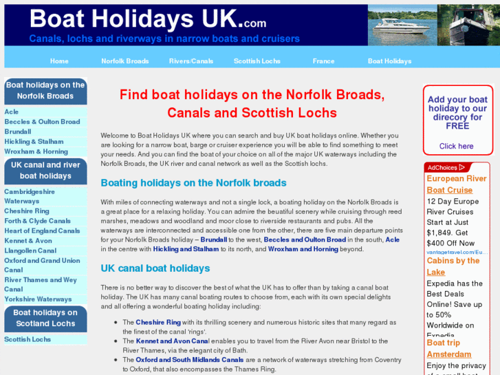 www.boatholidaysuk.com