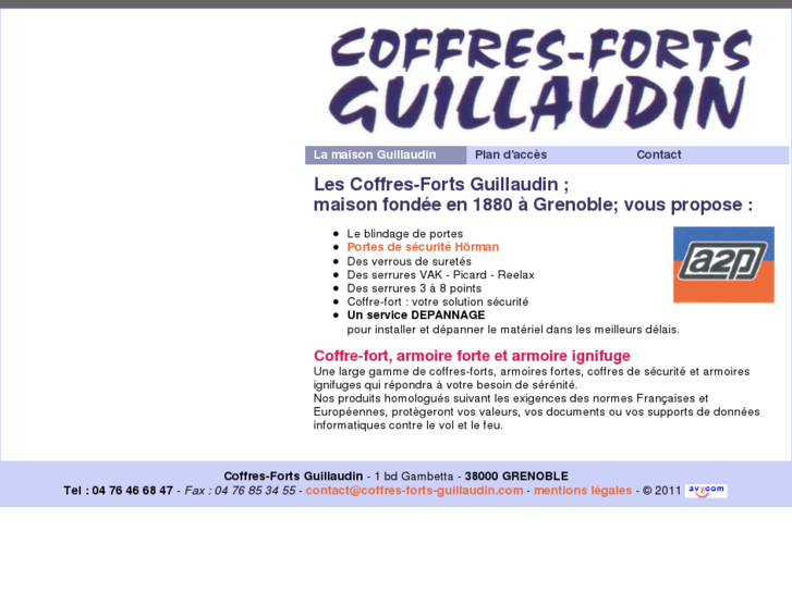 www.coffres-forts-guillaudin.com