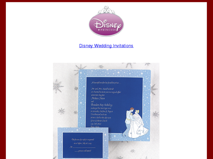 www.disneyweddinginvitations.com