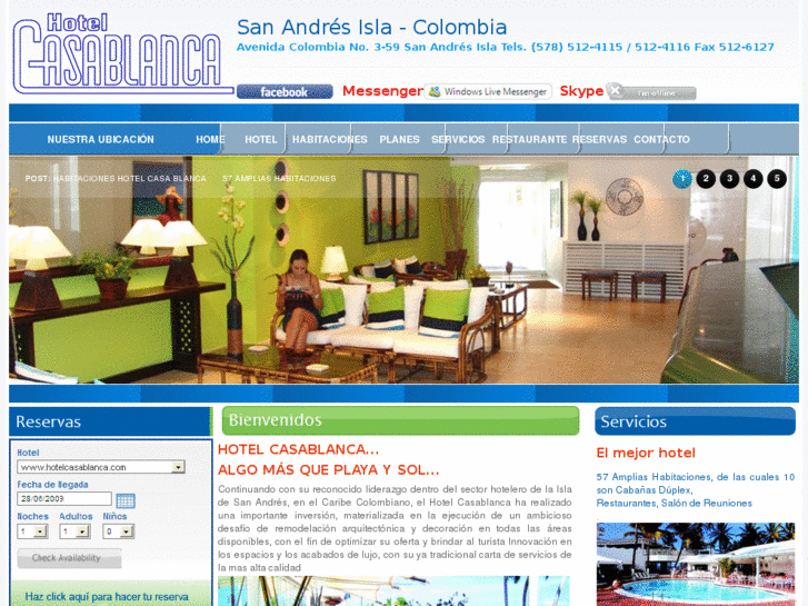 www.hotelcasablancasanandres.com