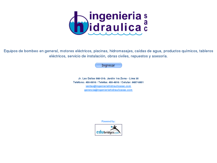 www.ingenieriahidraulicasac.com