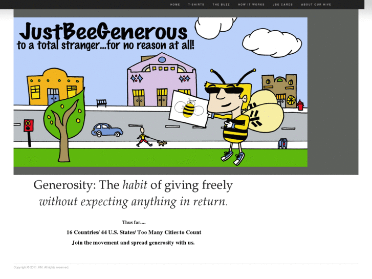 www.justbeegenerous.com