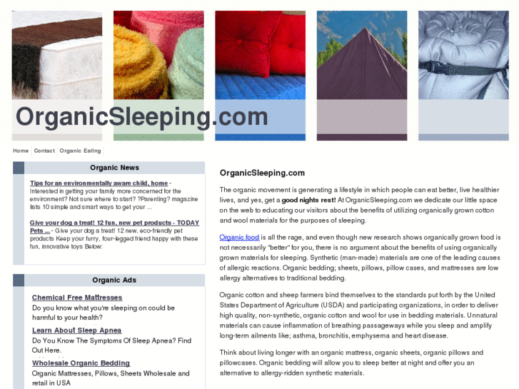 www.organicsleeping.com