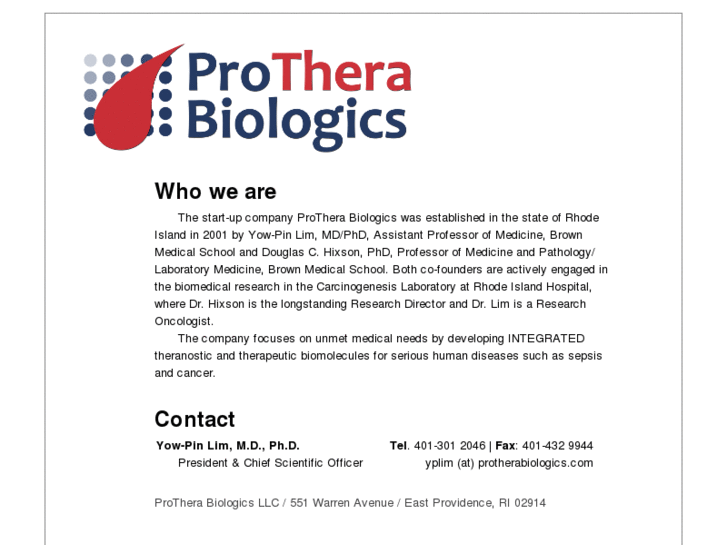 www.protherabiologics.com