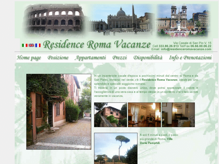 www.residenceromavacanze.com