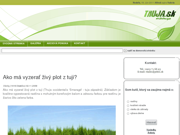 www.thuja.sk