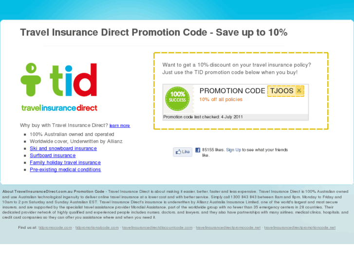 www.travelinsurancedirect-com-au-promotioncode.com