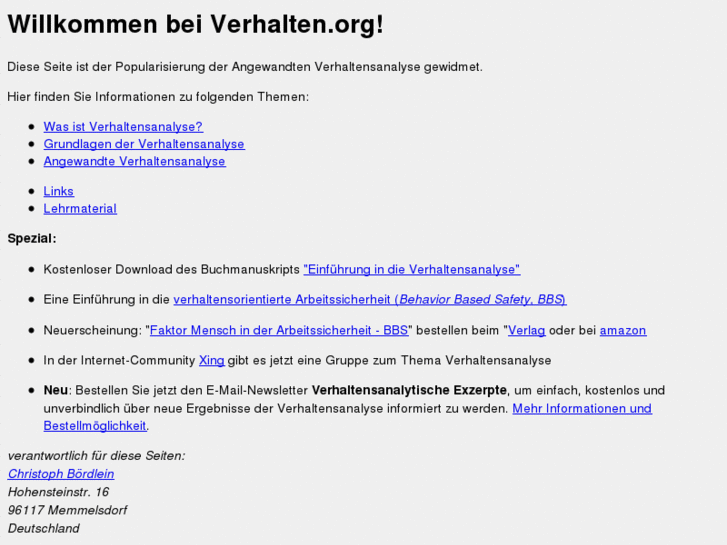 www.verhalten.org