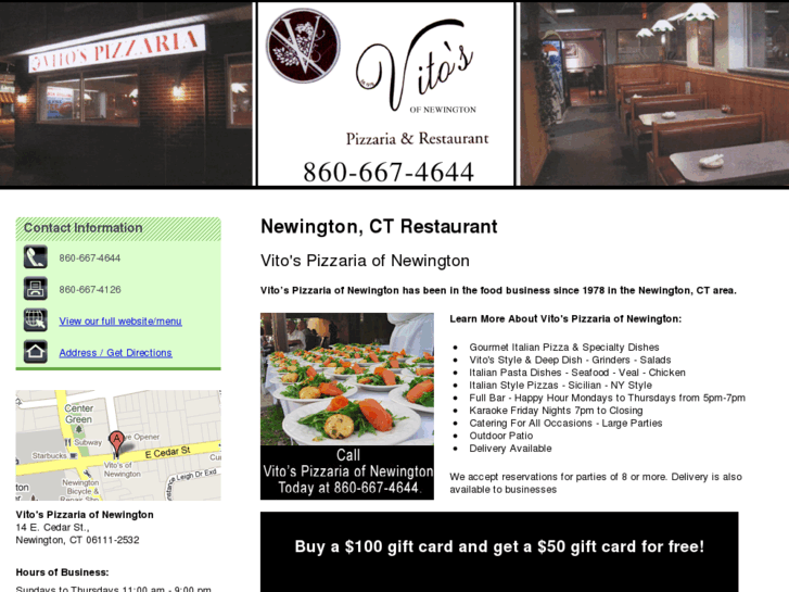 www.vitospizzarianewington.com