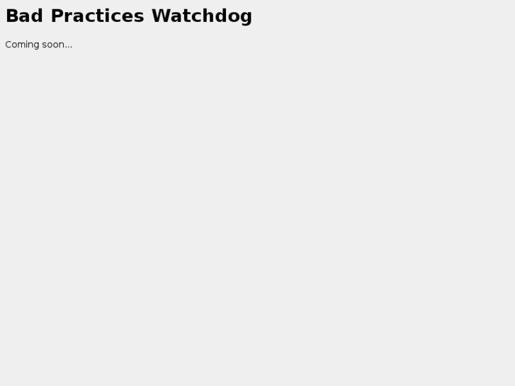www.badpracticeswatchdog.com