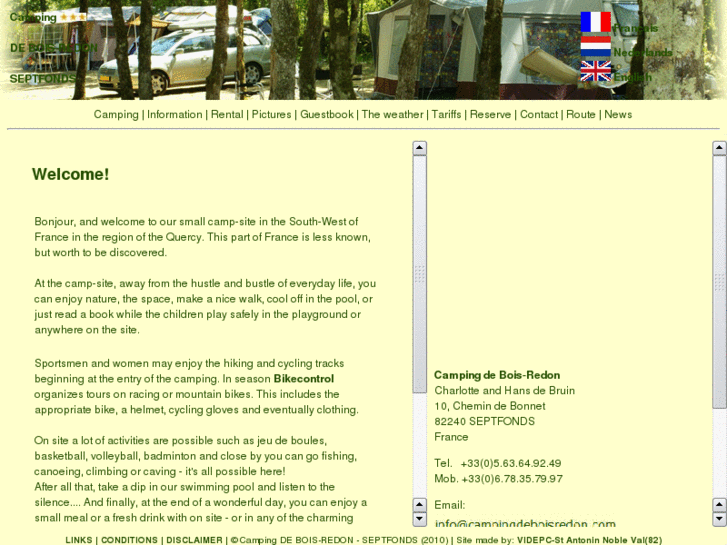 www.campingdeboisredon.com