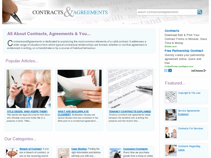 www.contractsandagreements.co.uk