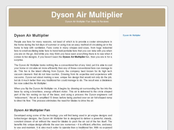 www.dysonairmultiplier.org