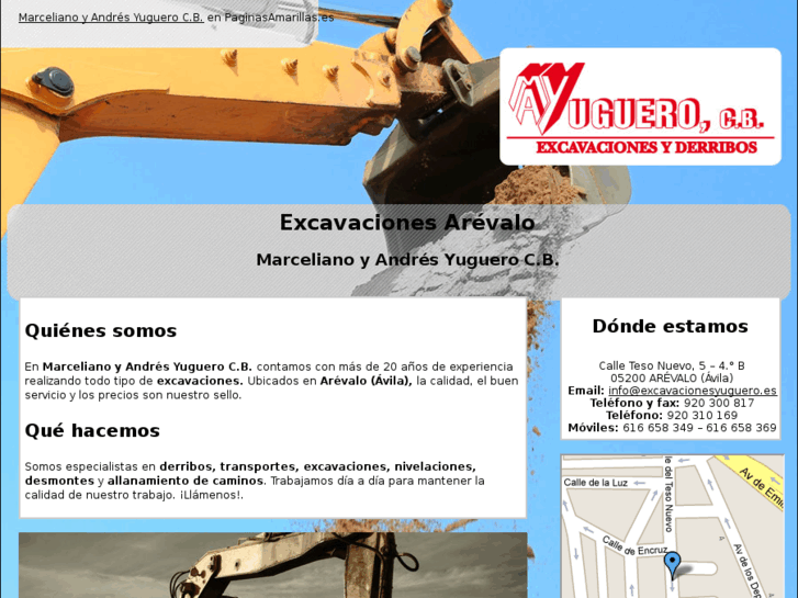 www.excavacionesyuguero.es