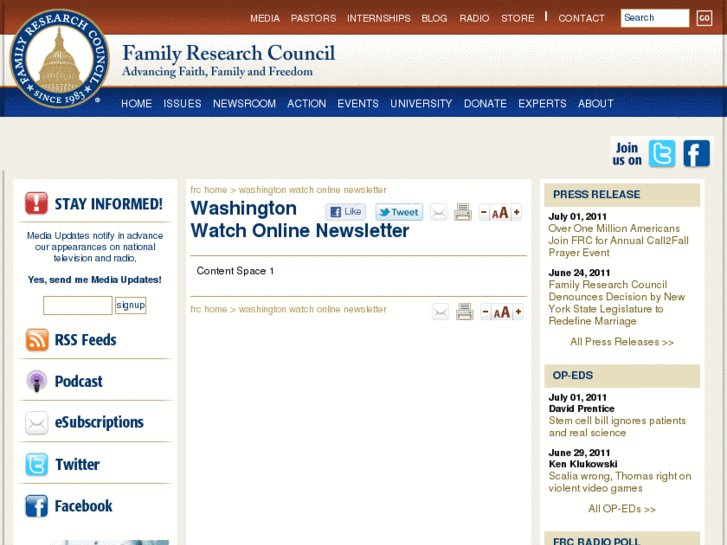 www.frcwashingtonwatch.com