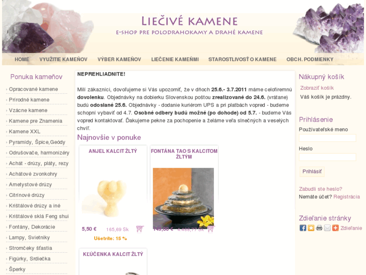 www.liecive-kamene.sk