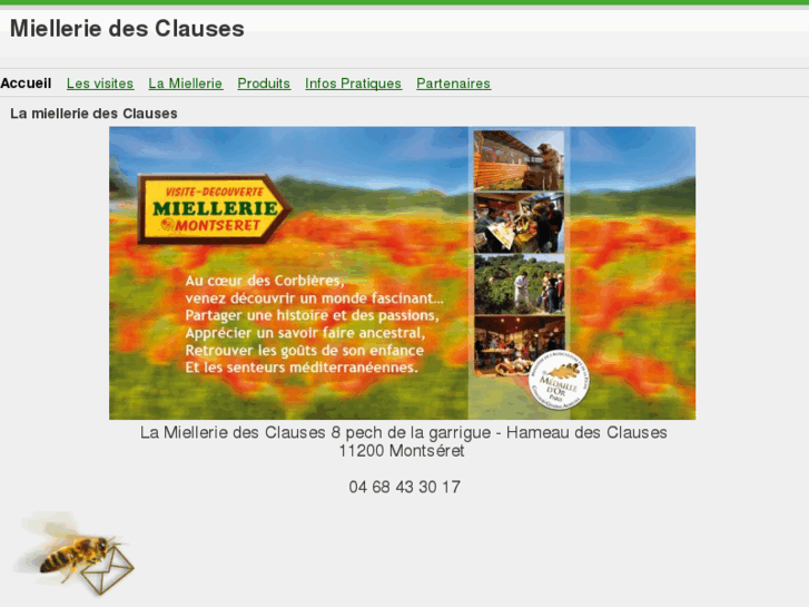 www.miellerie-des-clauses.com