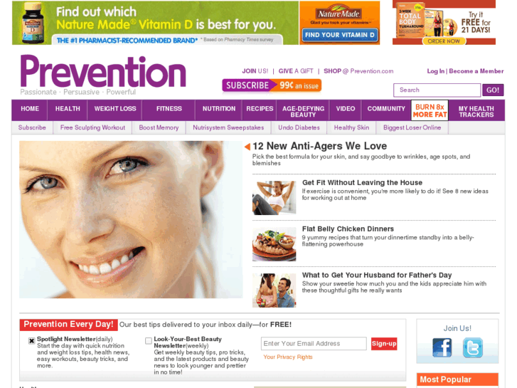 www.prevention.com