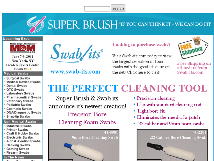 www.superbrushfoamswabs.net