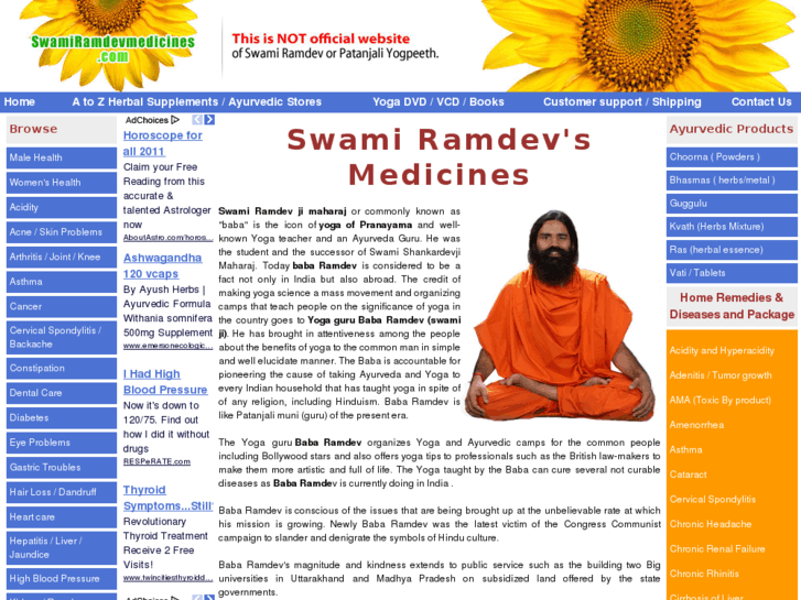 www.swamiramdevmedicines.com