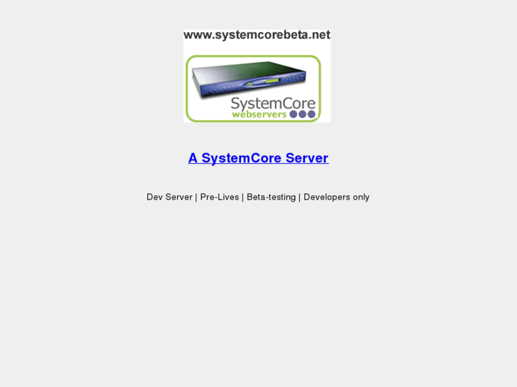 www.systemcorebeta.net