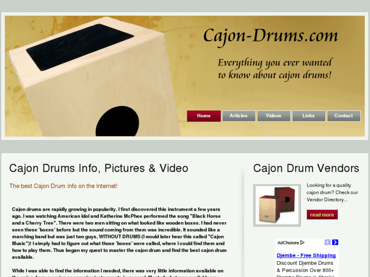 www.cajon-drums.com