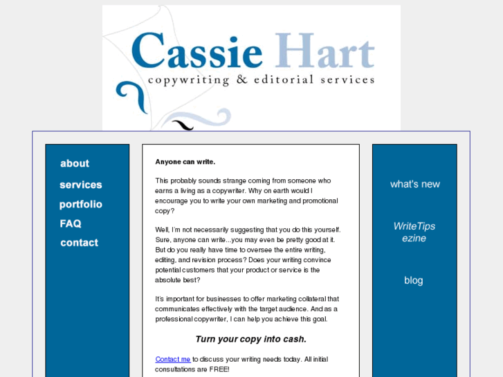 www.cassiehartwriter.com