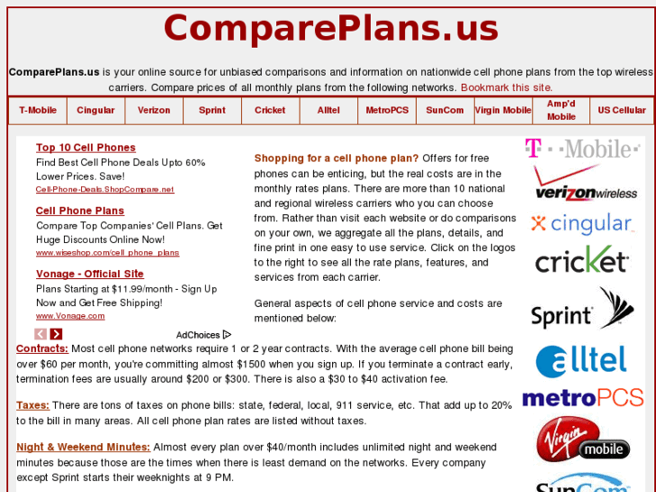 www.compareplans.us