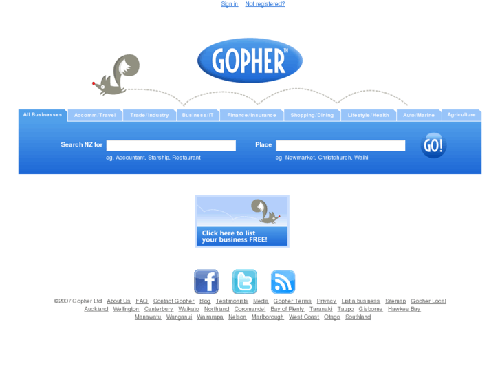 www.gopher.co.nz