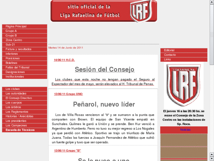 www.ligarafaelinadefutbol.com