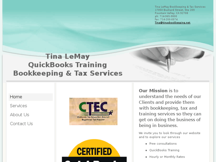 www.tinalemayquickbookstrainingbookeepingandtaxservice.com