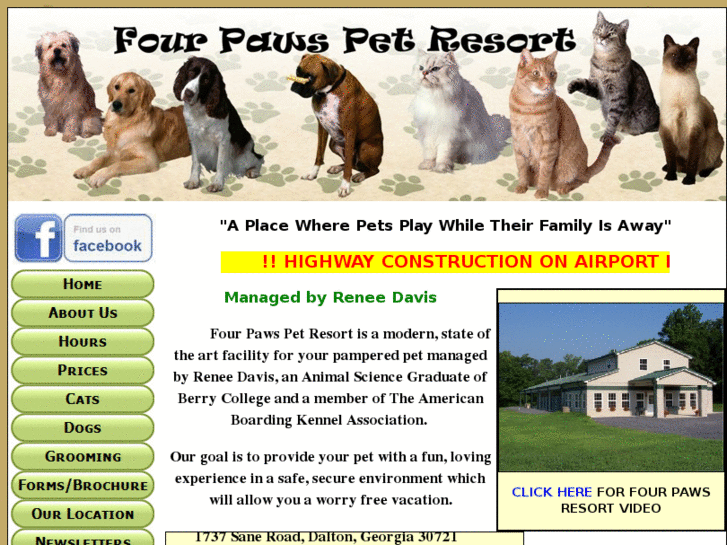 www.4pawsresort.net